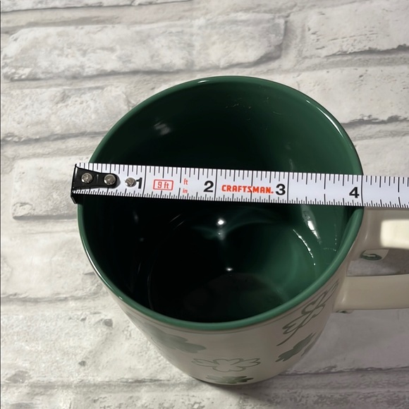 Spectrum designz Shamrock Mug with Green Interior 2019 St Patty Day 16 oz mug - Picture 5 of 6